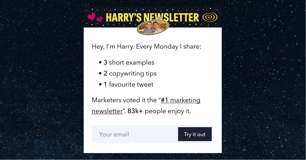 Image from https://marketingexamples.com/newsletter